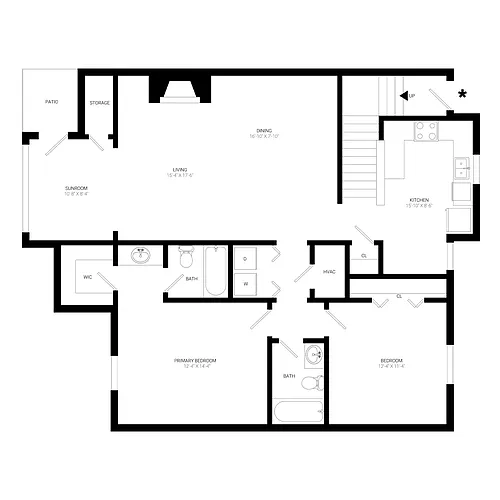 Floor plan The Woodlake