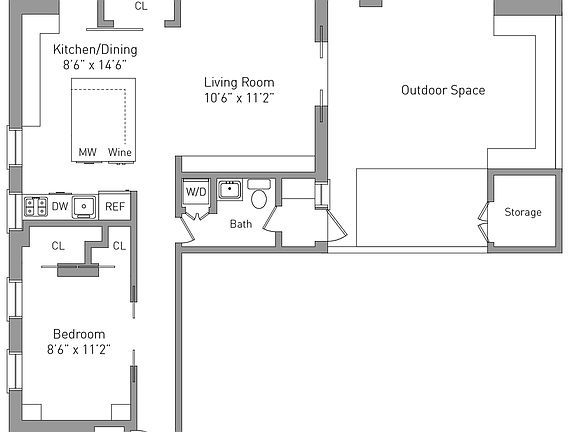 2nd image of 200 W 54th St #Penthouse