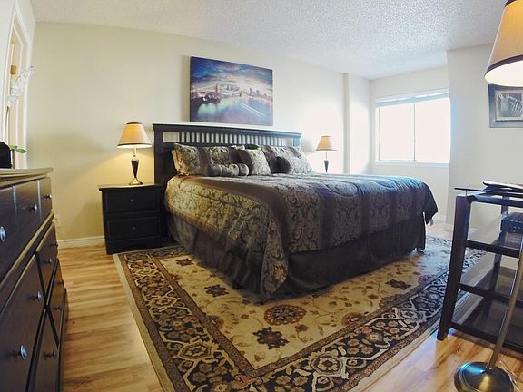 Master bedroom. King size bed