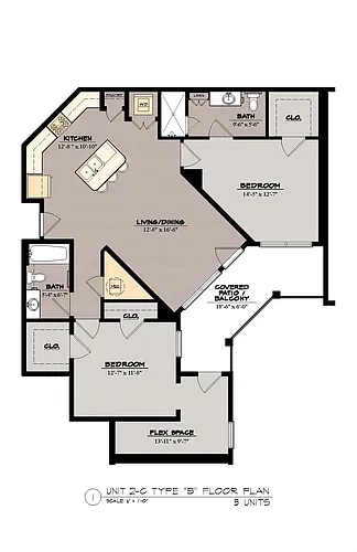 Floor plan THE TAP ROOM 2CX