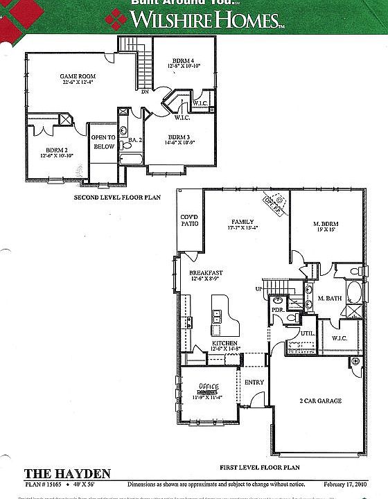 Hayden Floor Plan