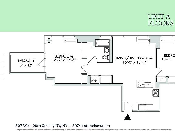 2nd image of 507 W 28th St Penthouse 2A