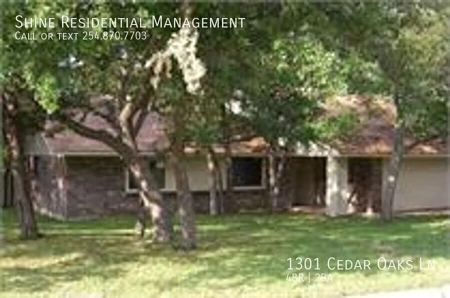 4 Bedrooms 2 Bathroom located in Harker Heights — Photo 1