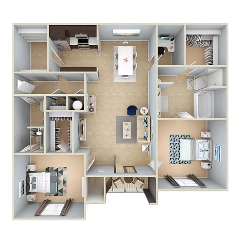 Floor plan 2 Bedroom