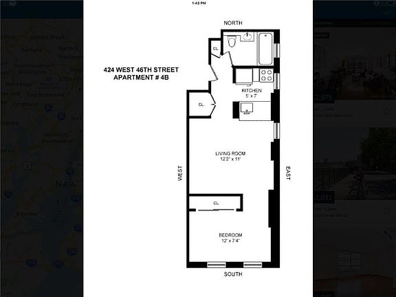 2nd image of 424 W 46th St APT 4B