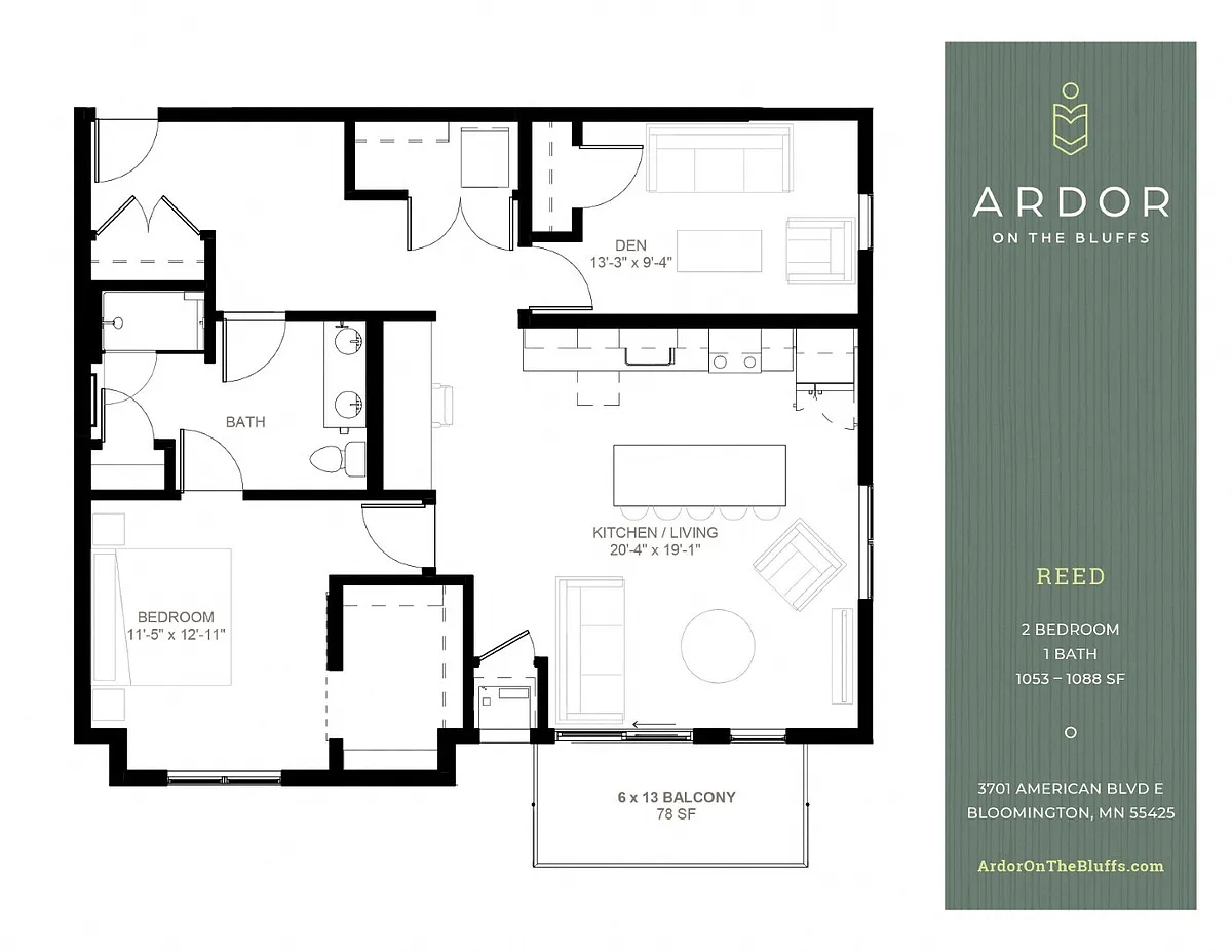 Floor plan Reed