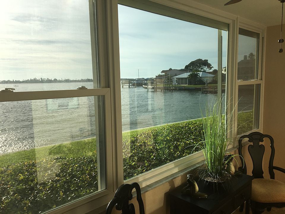 looking out sun room window