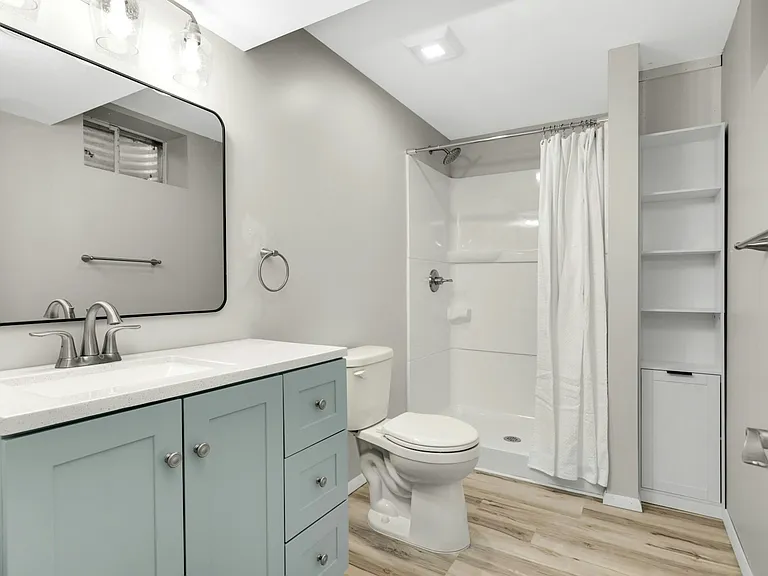 Fully updated bathrooms with modern finishes throughout