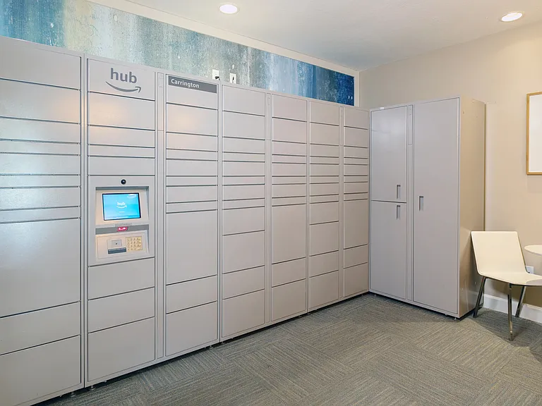 Retrieve your packages with ease from our Amazon Hub package lockers!