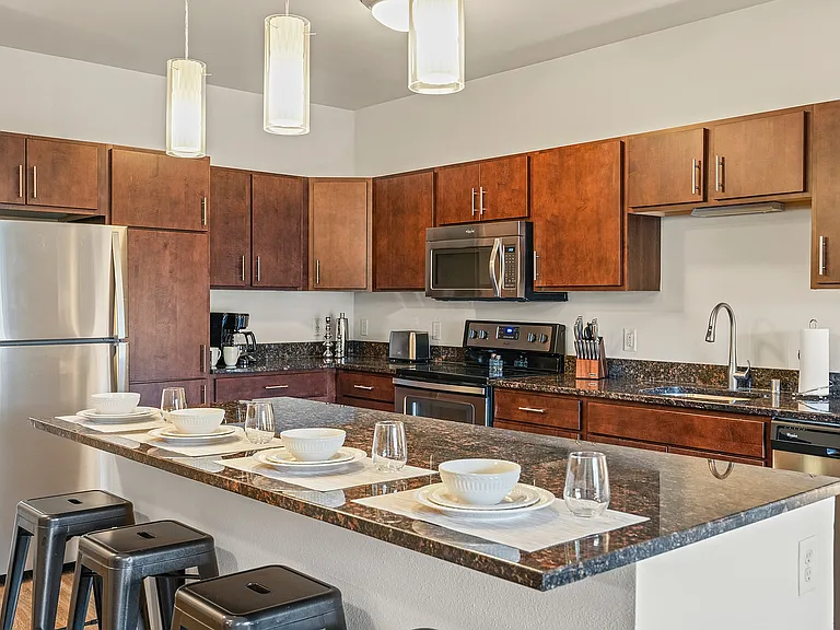 Elan Apartments Kitchen