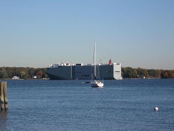 View from community beach
