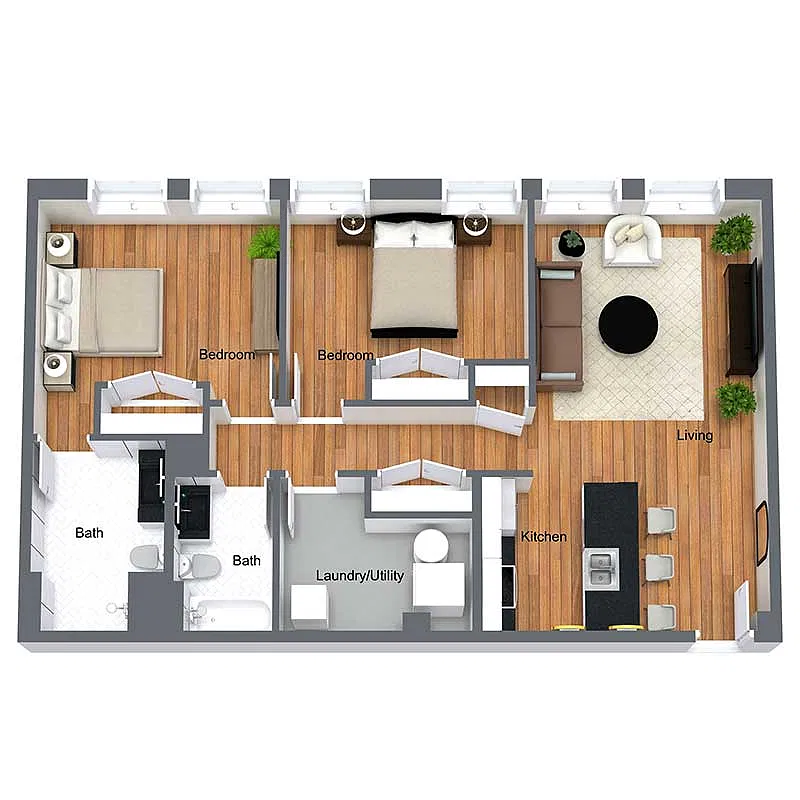 Floor plan Walnut