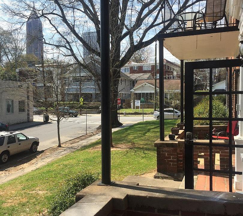 Private porch with skyline views!