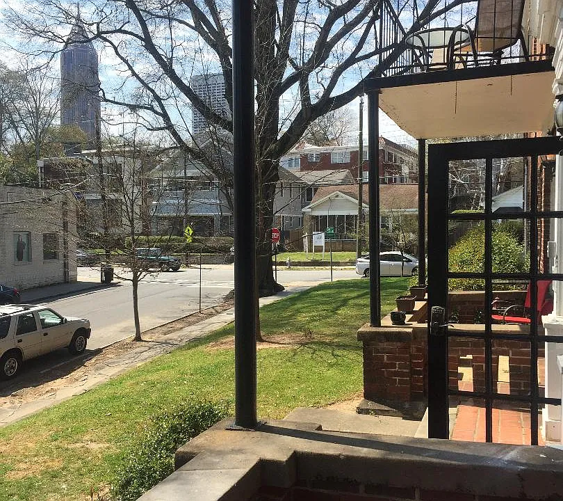 Private porch with skyline views!