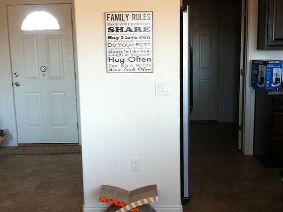 Doorway to pantry/laundry