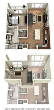 Floor plan Biltmore Loft