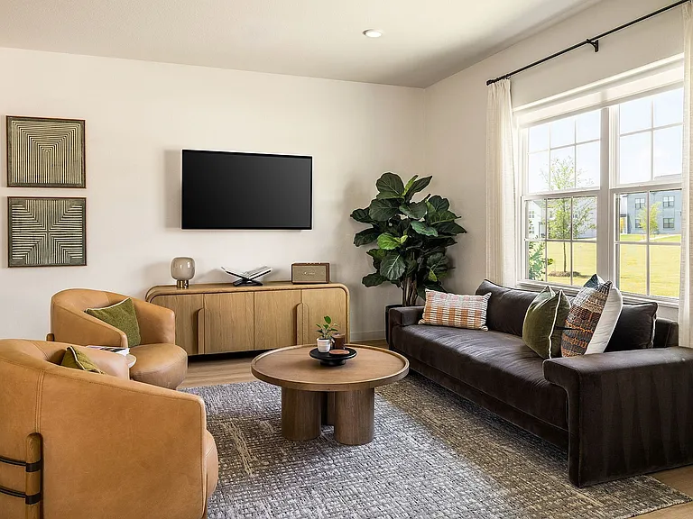 The Ascent townhome, model home