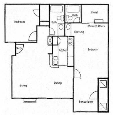 Floor plan B3