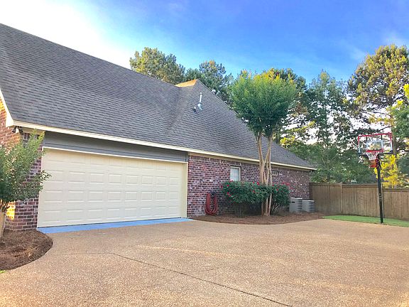 2 car garage w storage room