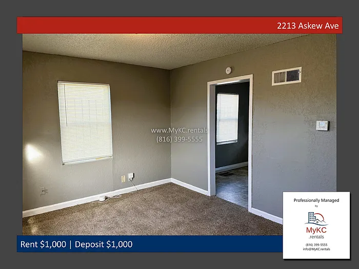 2 bed, 1.0 bath, 865 sqft, $1,000 — Photo 3