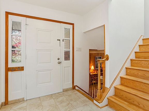 Foyer and inside front door