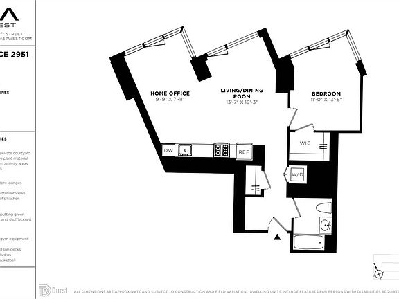 2nd image of 625 W 57th St APT 2951