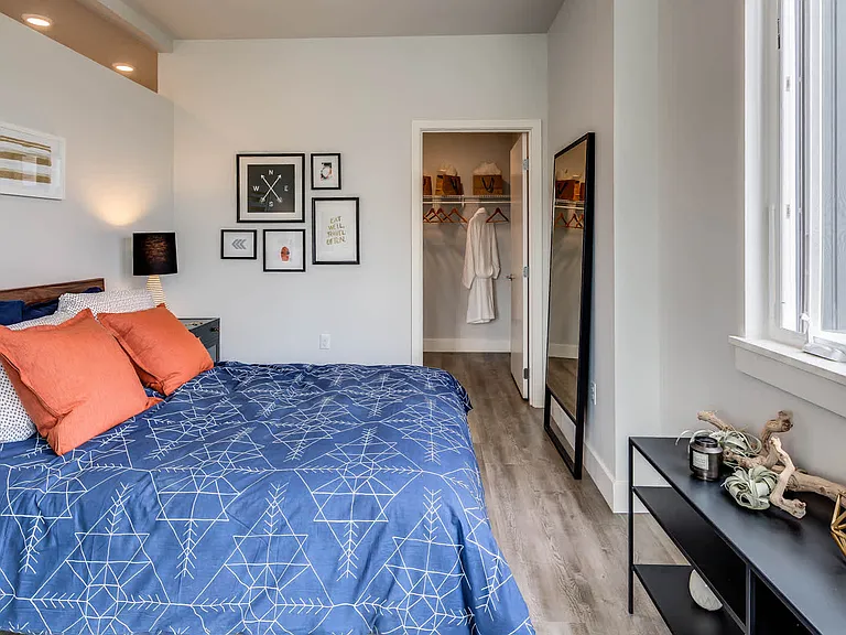 Bedroom with Hard Surface Flooring