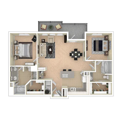 Floor plan B3