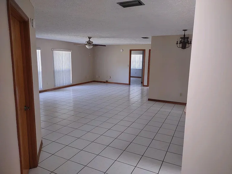 Living area view from foyer