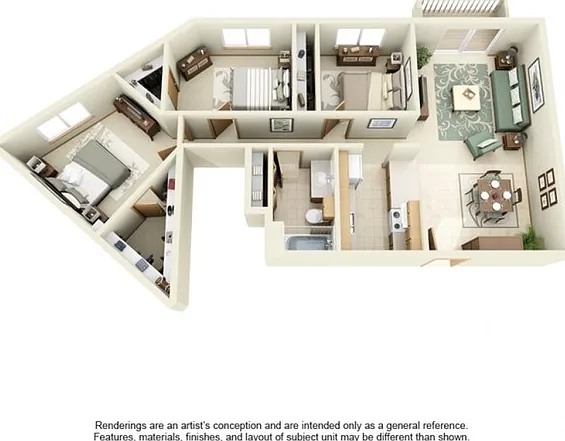 3 Bedroom 3 Bedroom