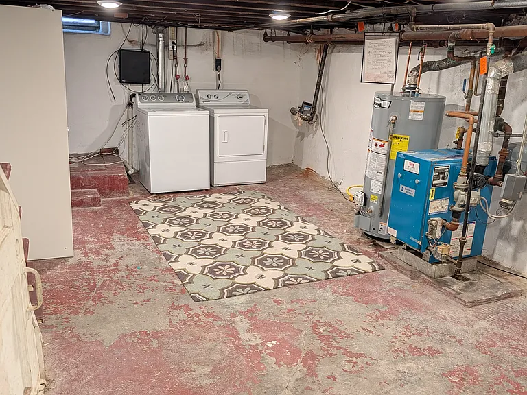Basement. Laundry area.