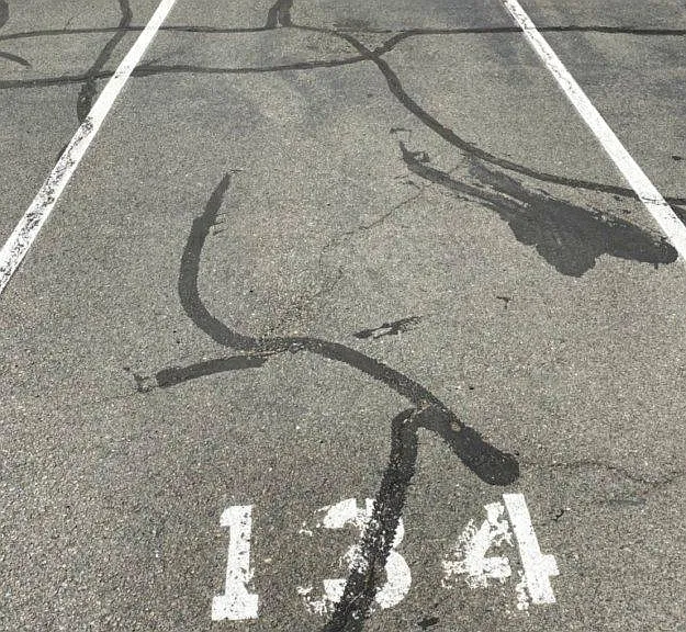 Reserved parking spot