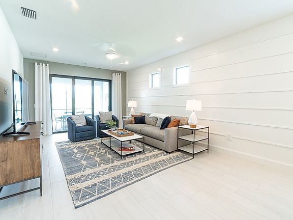 Bright and open gathering room