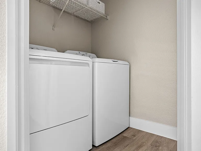 Laundry Area in 1 Bedroom/1 Bath Floorplan