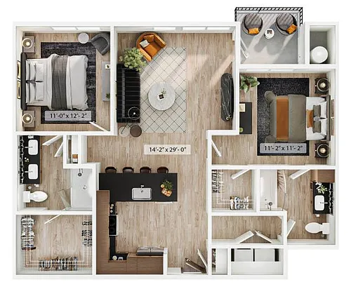 Floor plan Trolley