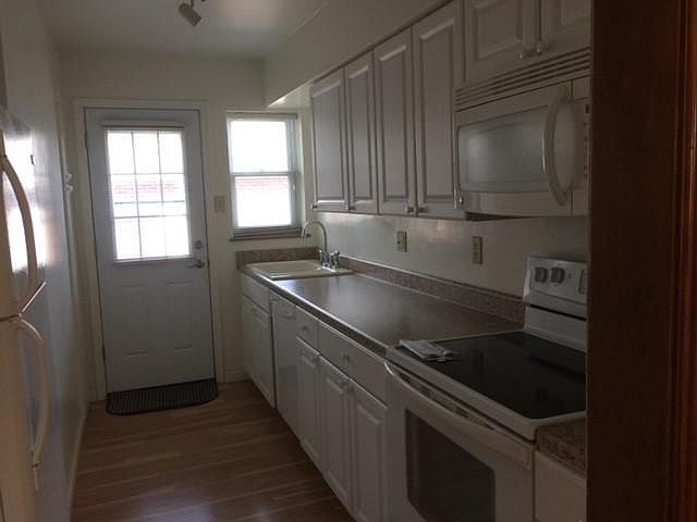 Kitchen with walkout to garage