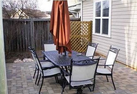 Back patio for entertaining