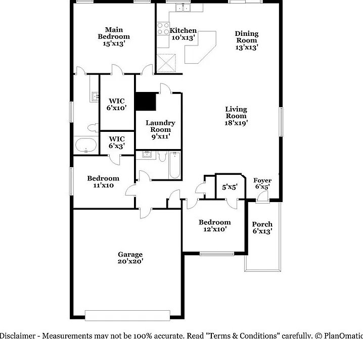 3 bed, 2.0 bath, 1621 sqft, $2,165 — Photo 2