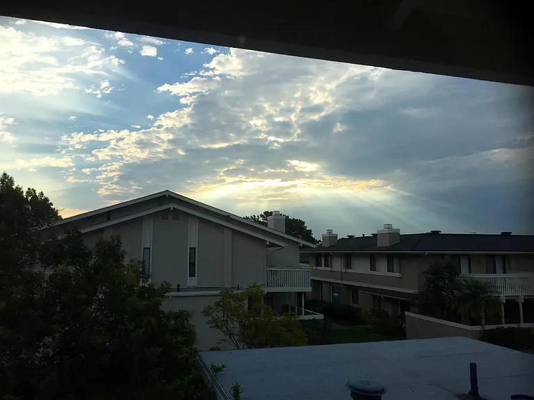 View from the upstairs bedroom