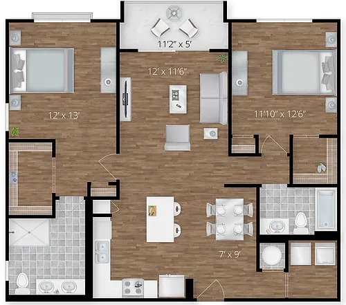 Floor plan B1