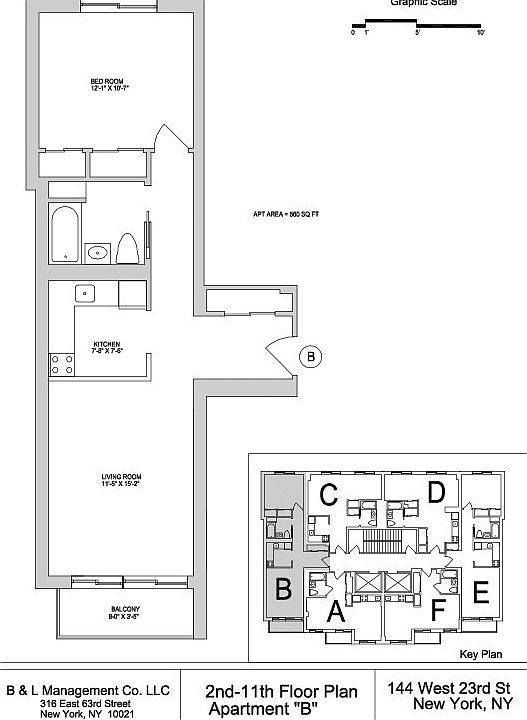 2nd image of 144 W 23rd St APT 11B
