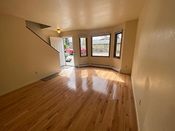 Front door and living area