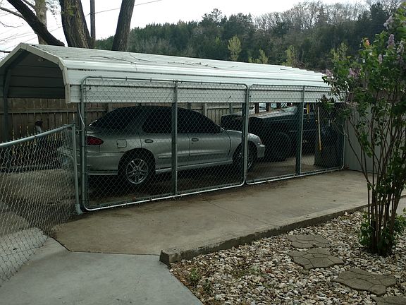 Carport from patio