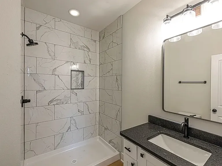 En suite bathroom