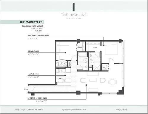 Floor plan Marilyn 20