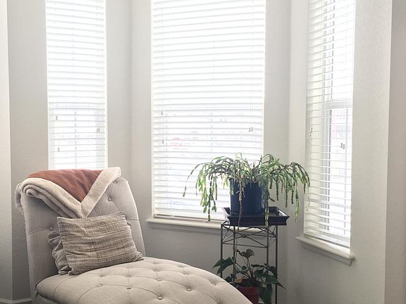 Bay window in main living space is perfect for sunset watching.