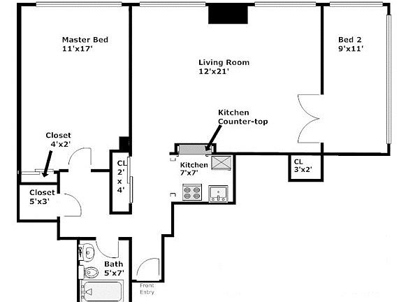 2nd image of 301 E 45th St APT 9B