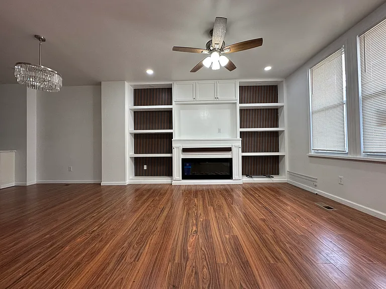 family room - media wall