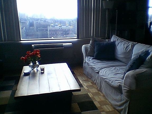 living room faces due south