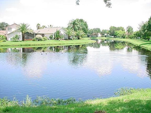 Lake in rear of home